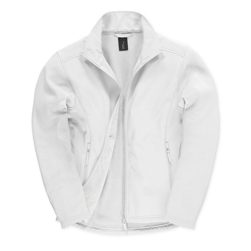 B&C Mens ID.701 Soft Shell Jacket / White